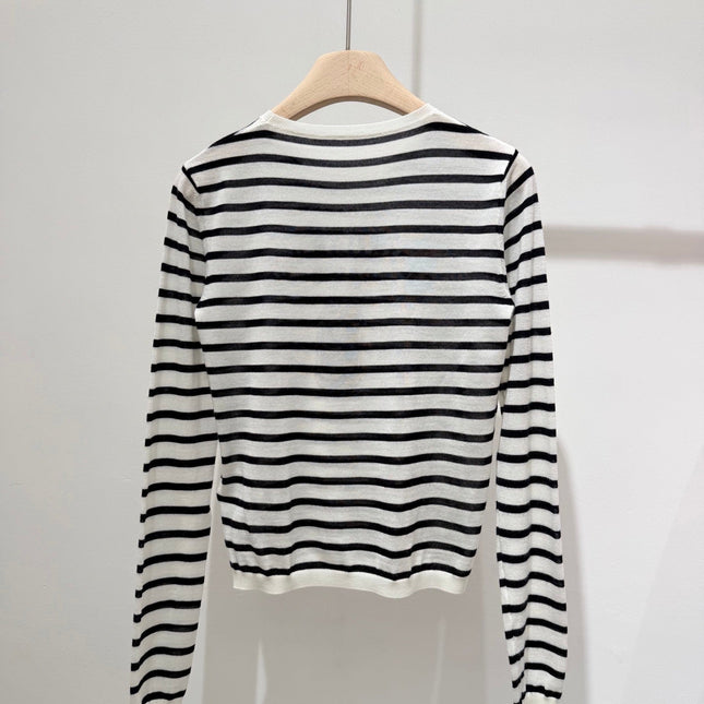 DIOR 25S STRIPED KNITTED SWEATER 765