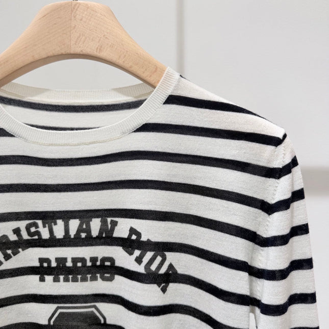 DIOR 25S STRIPED KNITTED SWEATER 765