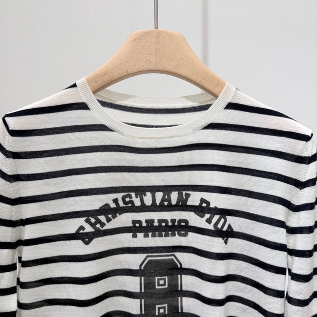 DIOR 25S STRIPED KNITTED SWEATER 765