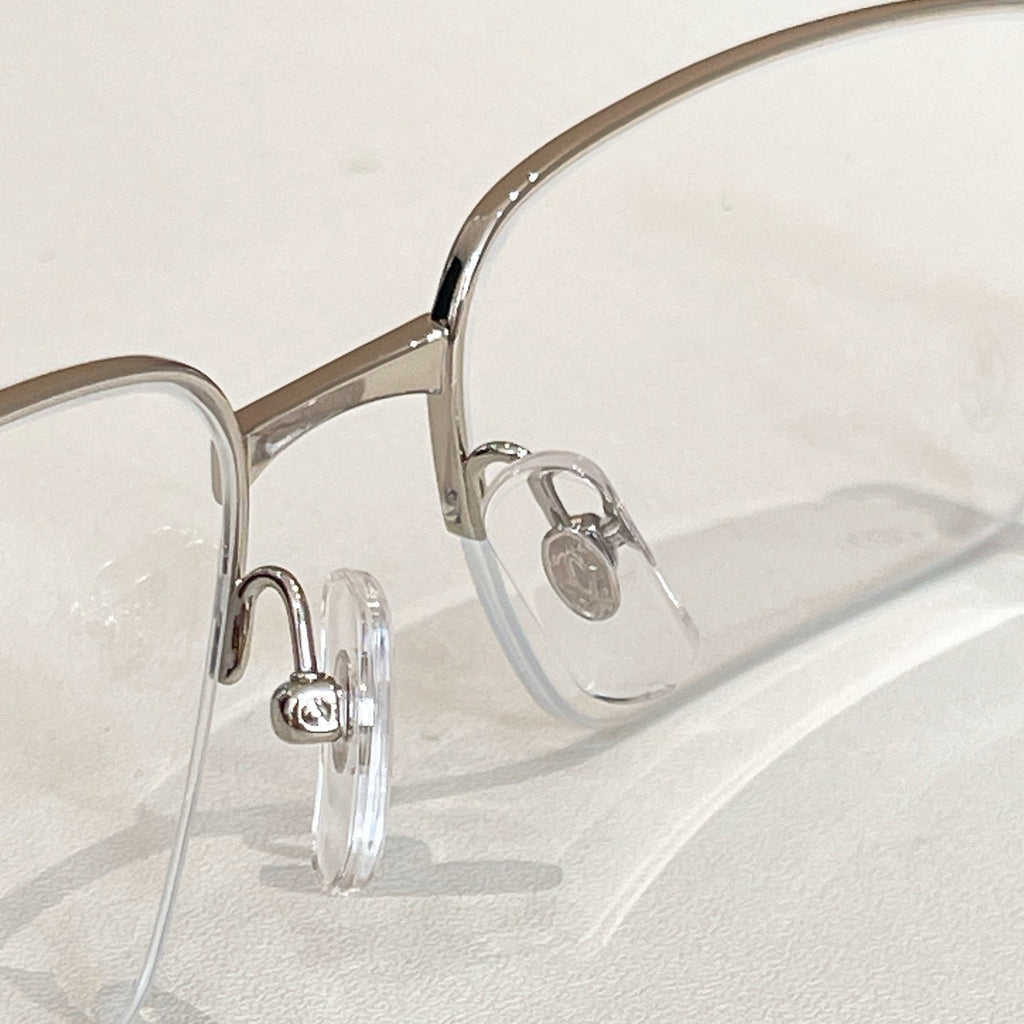 SANTOSSEMI RIMLESS RECTANGULAR FRAME SUNGLASSES CT0554O IN METAL