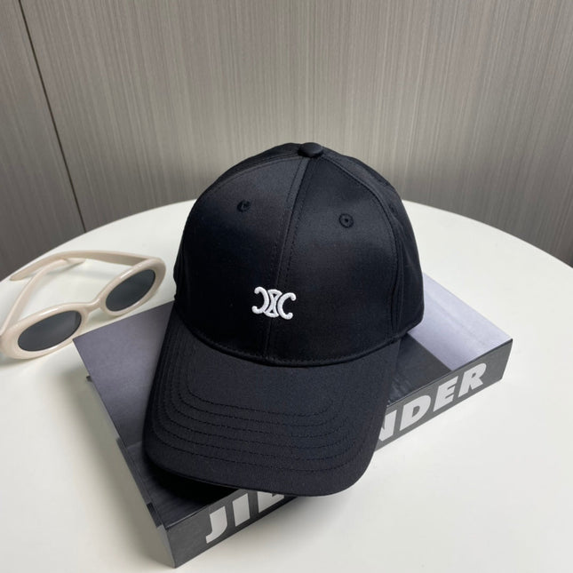 CELINE BASEBALL CAP 910979 IN BLACK CANVAS