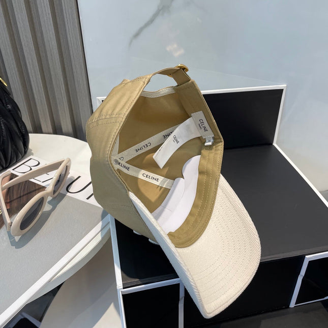 BASEBALL CAP MODEL 652407 IN OLIVE GREEN AND WHITE FABRIC