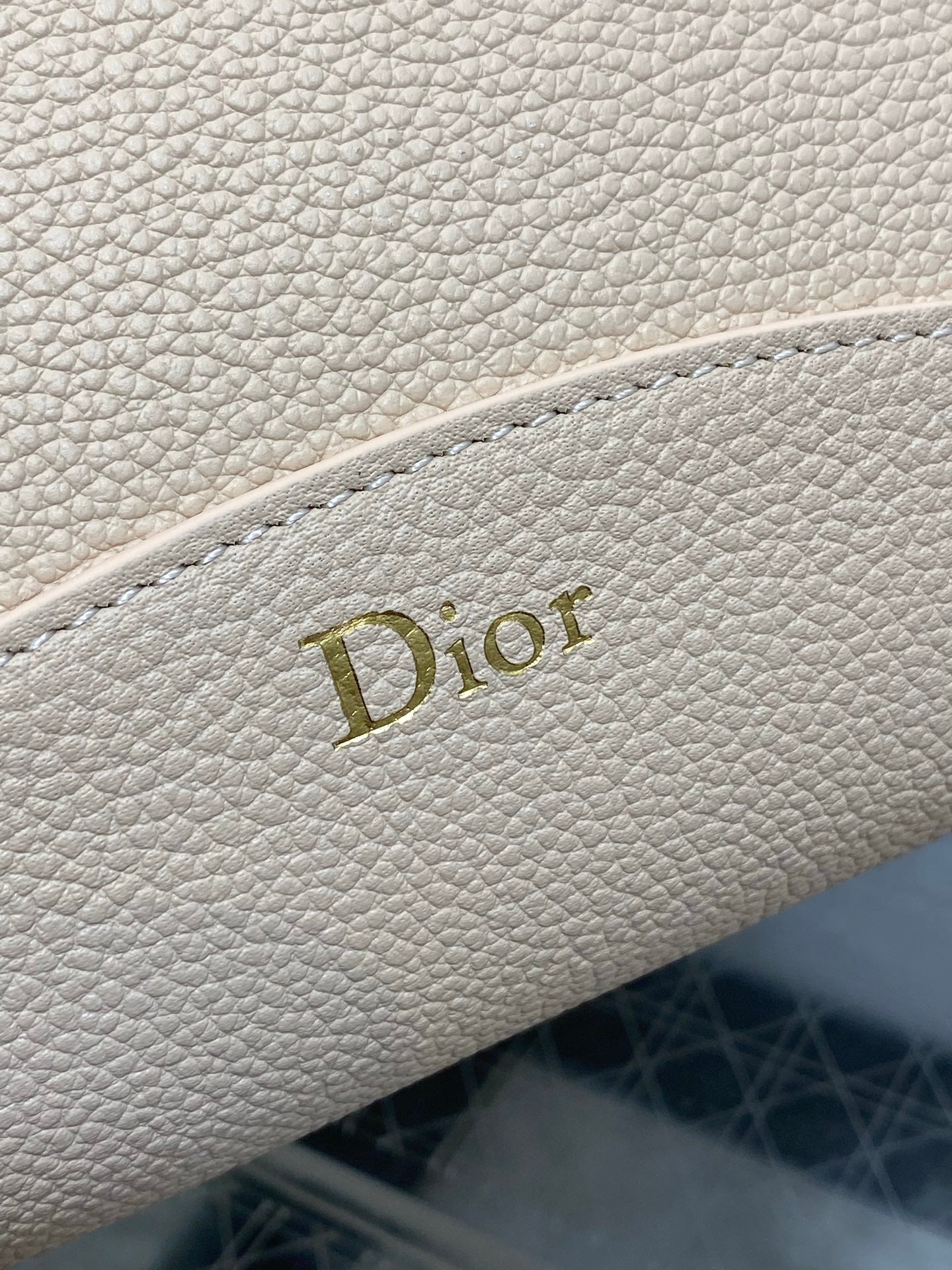 DIOR 26S MEDAILLON BUCKET BAG 26 IN BEIGE CALFSKIN