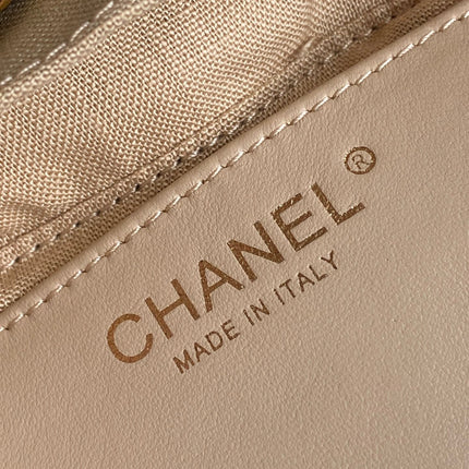 CHANEL 26S QUILTED HOBO BAG 27 IN BLACK CALFSKIN GOLD HARDWARE