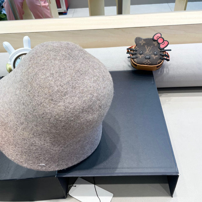 KHAKI BROWN BUCKET HAT 411348