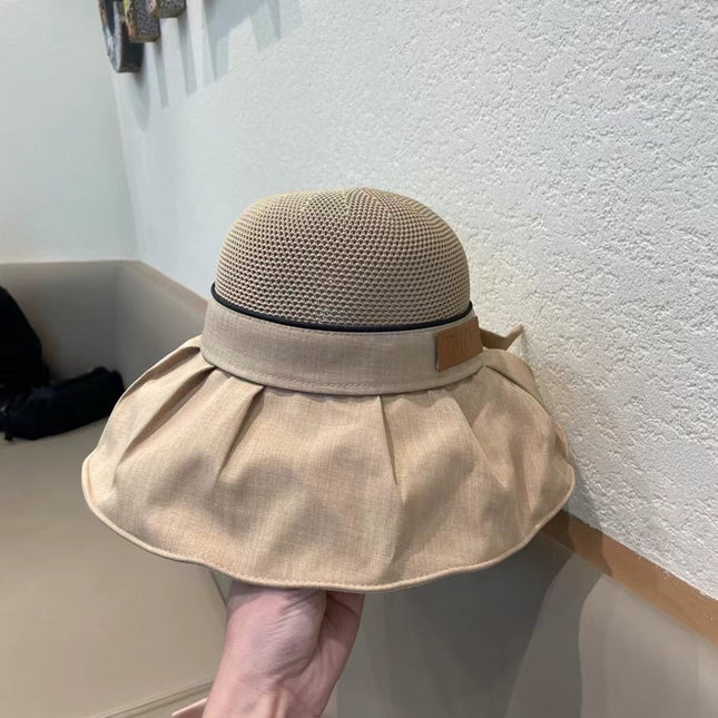DIOR 26S MESH WIDE-BRIM HAT WITH BOW STYLE 32