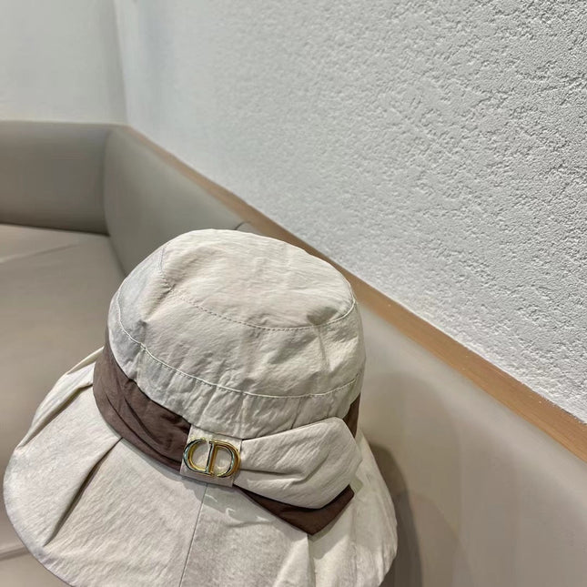 DIOR 26S LOGO BOW BUCKET HAT STYLE 38