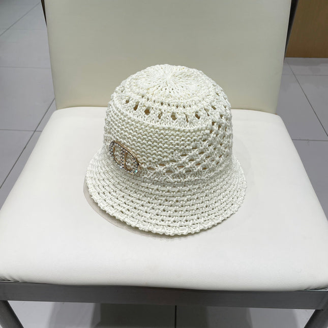DIOR 26S DIOR STRAW BUCKET HAT STYLE 81