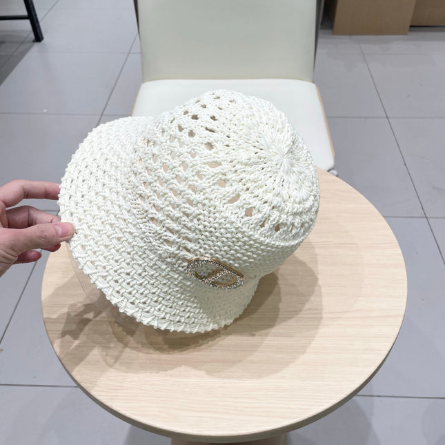 DIOR 26S DIOR STRAW BUCKET HAT STYLE 81