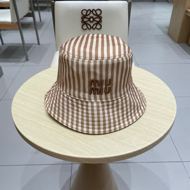 MIUMIU REVERSIBLE BUCKET HAT STYLE 81