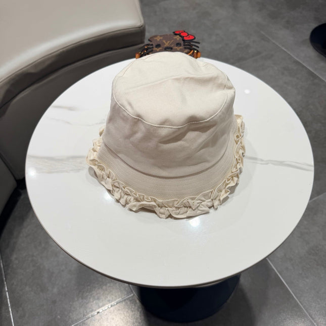CELINE 26S CELINE RUFFLED BUCKET HAT STYLE 12
