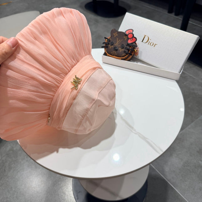 DIOR 26S PLEATED WIDE-BRIM BUCKET HAT STYLE 14