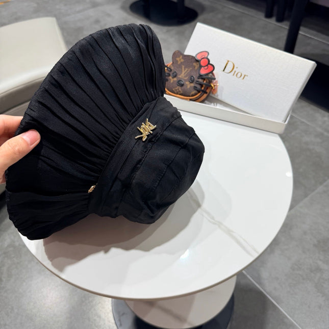 DIOR 26S PLEATED WIDE-BRIM BUCKET HAT STYLE 13