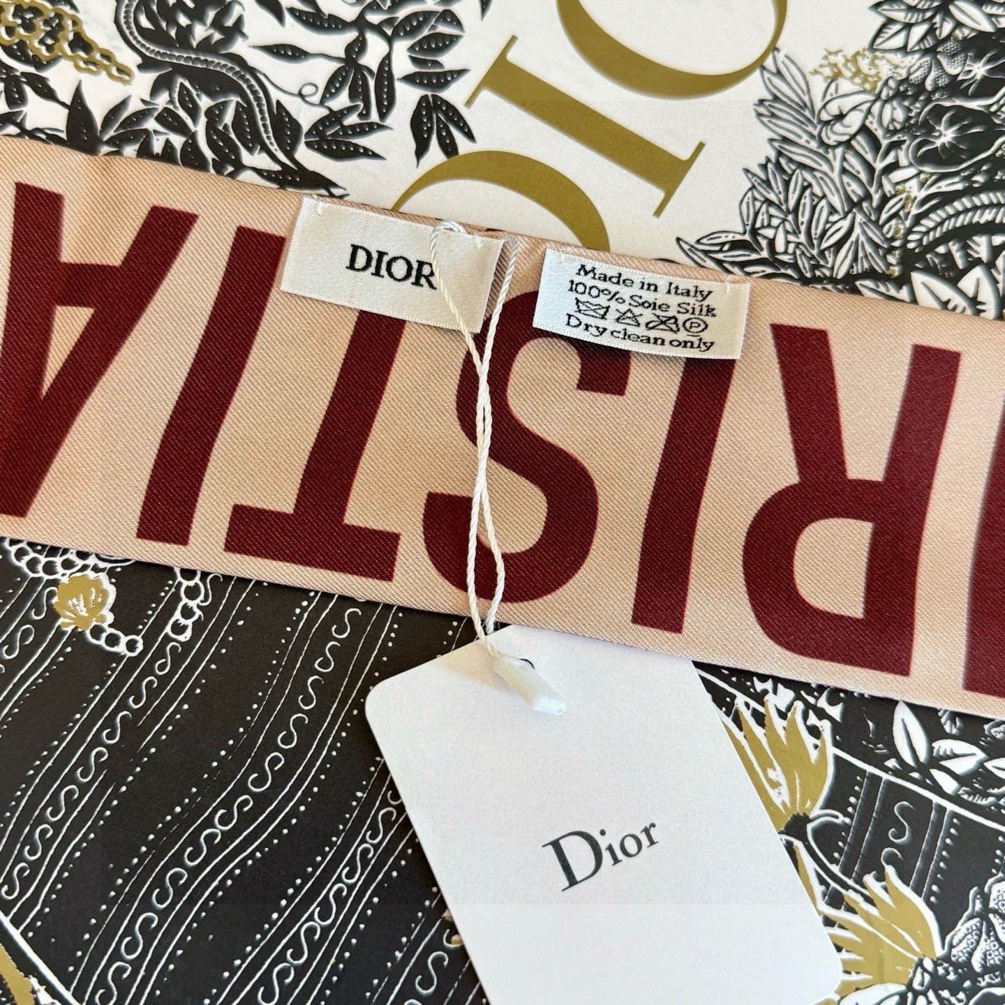 DIOR 26S SCARF 105CM IN SILK 297751