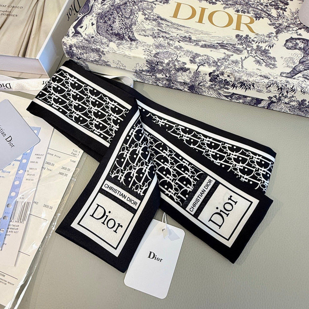 DIOR 26S SCARF 100CM IN SILK 316475