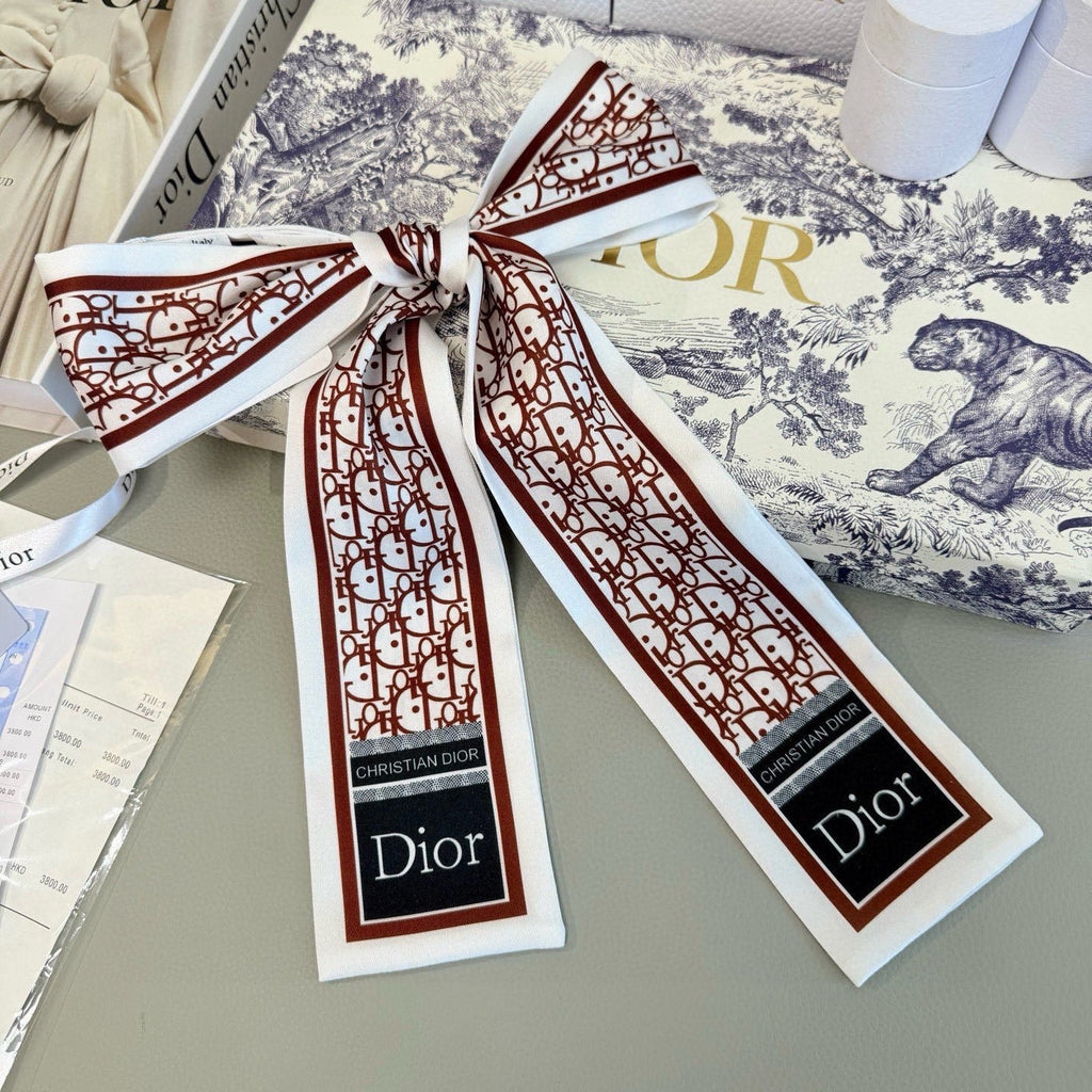 DIOR 26S SCARF 100CM IN SILK 316476