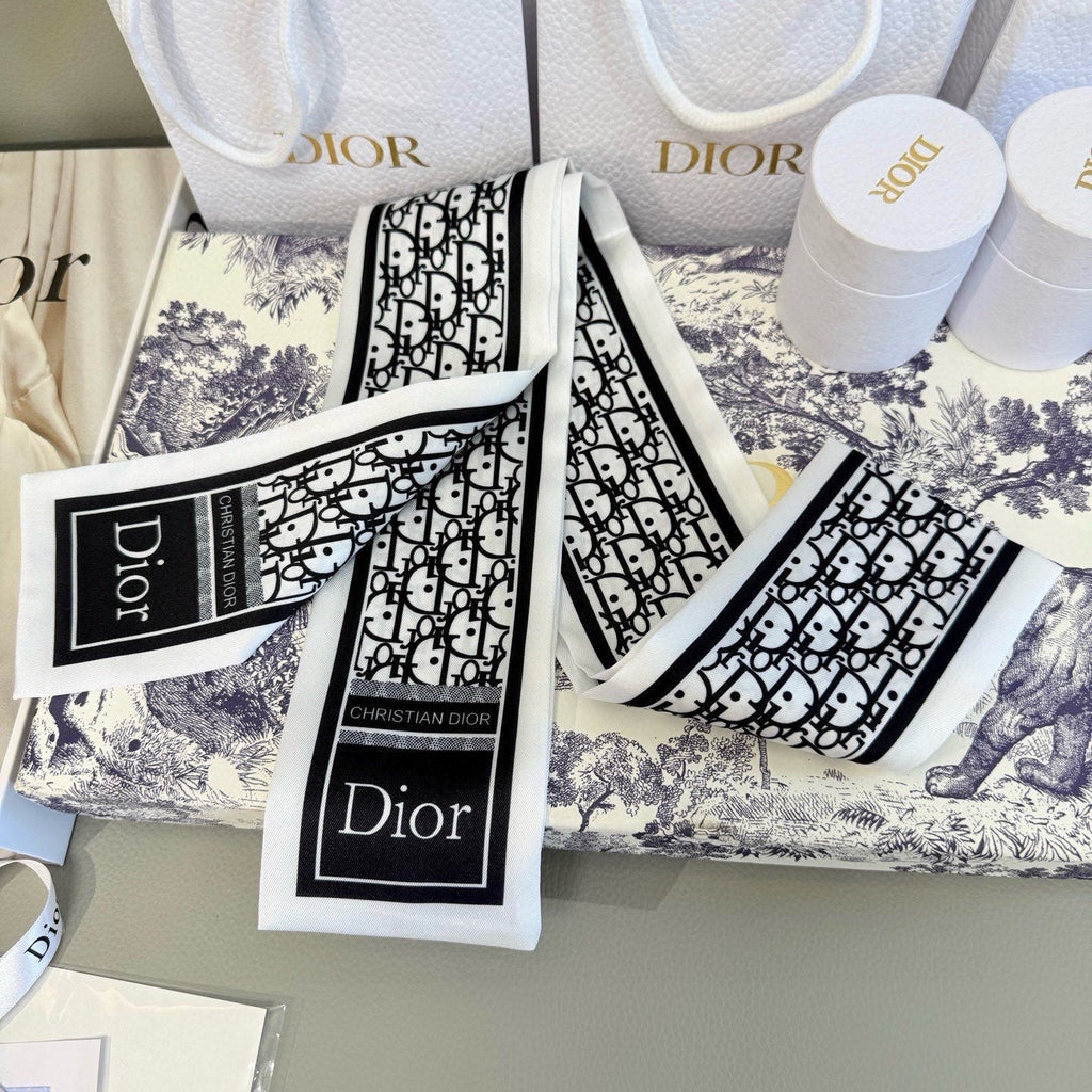 DIOR 26S SCARF 100CM IN SILK 316477