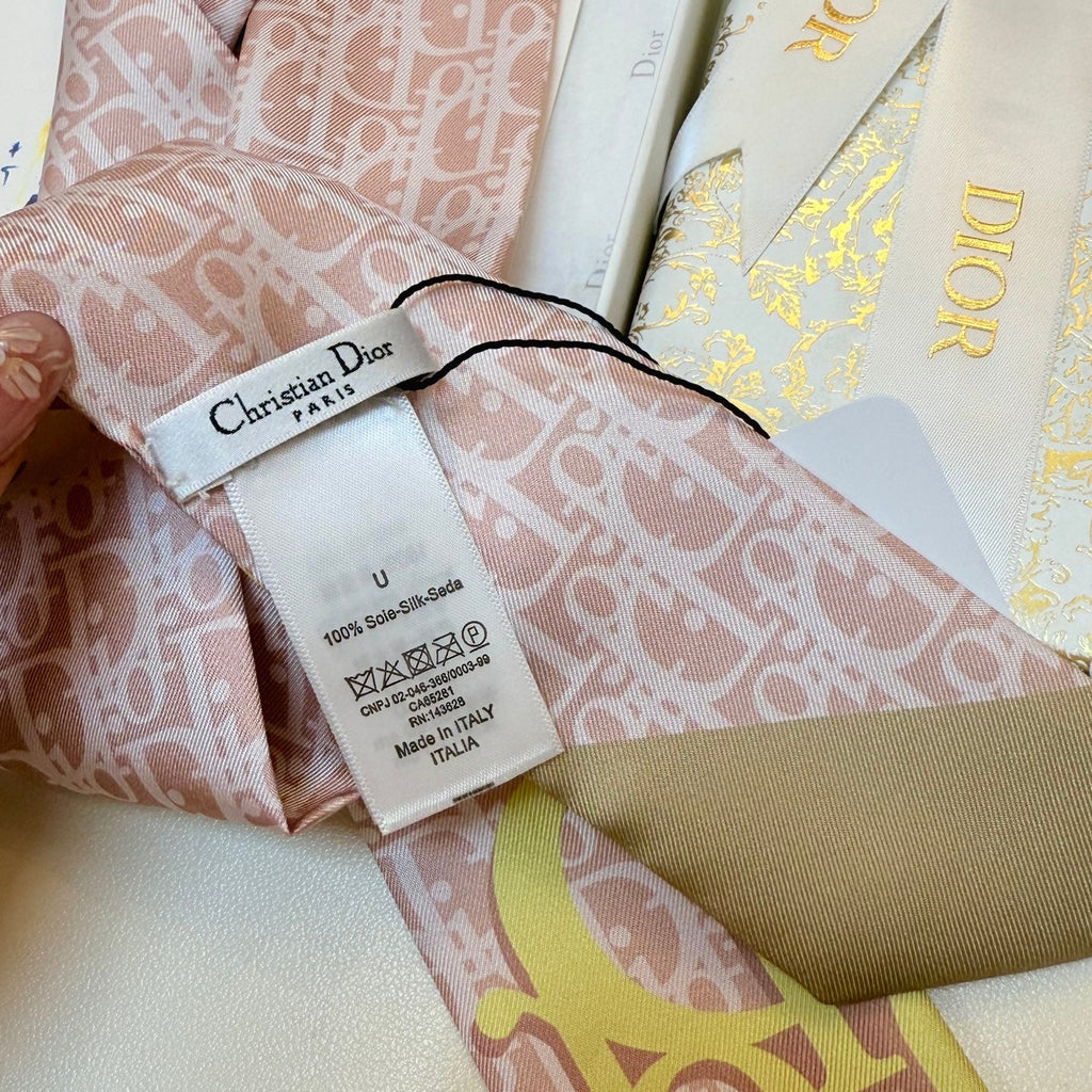 DIOR 26S SCARF 100CM IN SILK 289043