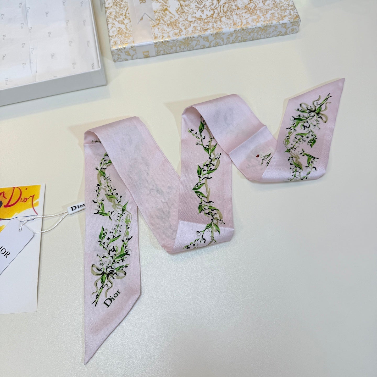 DIOR 26S SCARF 105CM IN SILK 304065