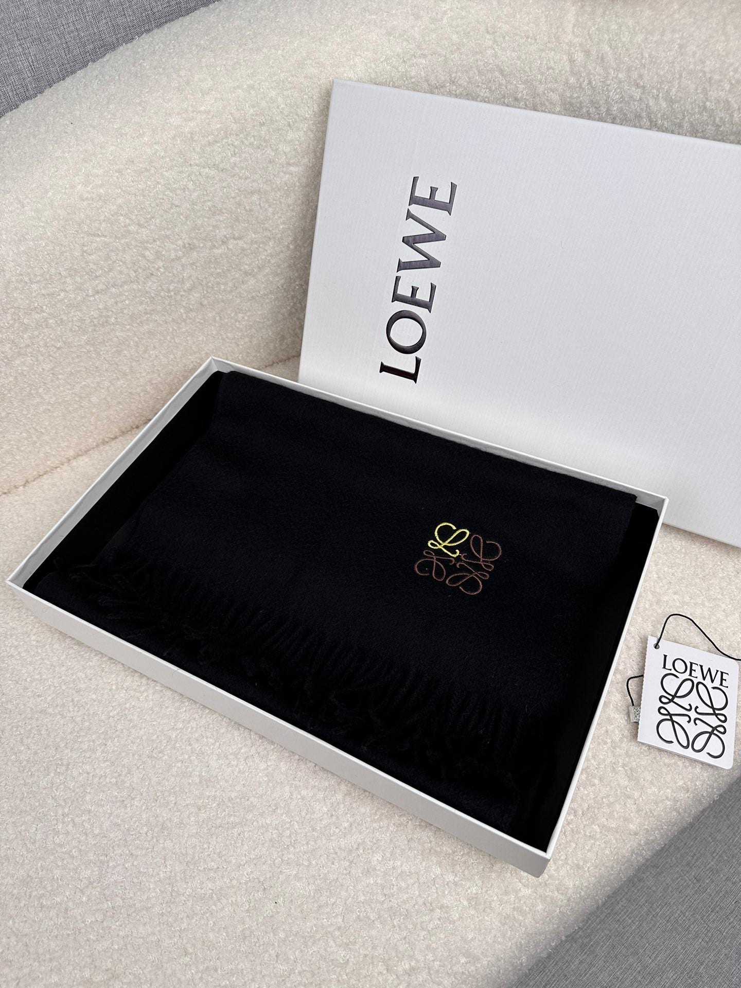 LOEWE 26S SCARF 180 IN CASHMERE 126265