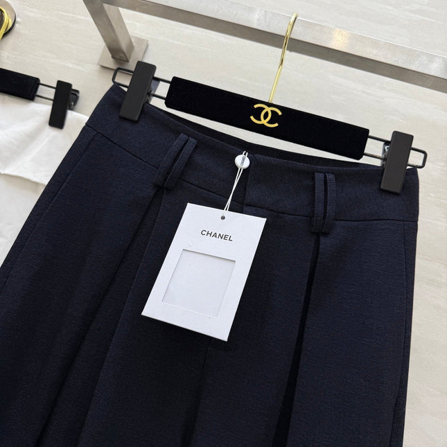 CHANEL 25S WIDE-LEG STRAIGHT PANTS 636