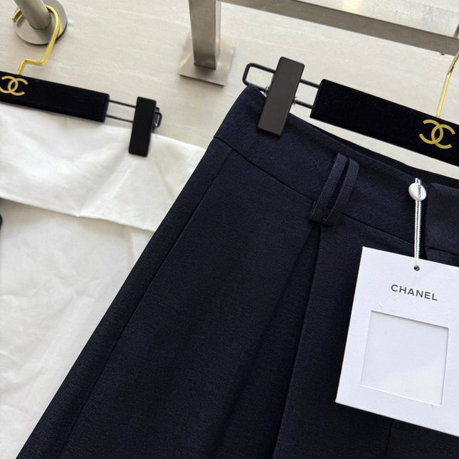 CHANEL 25S WIDE-LEG STRAIGHT PANTS 636