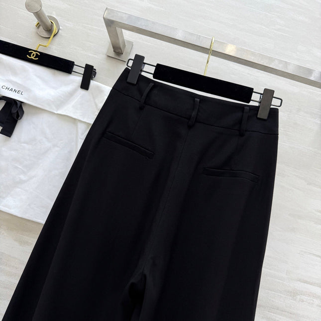 CHANEL 25S WIDE-LEG STRAIGHT PANTS 637