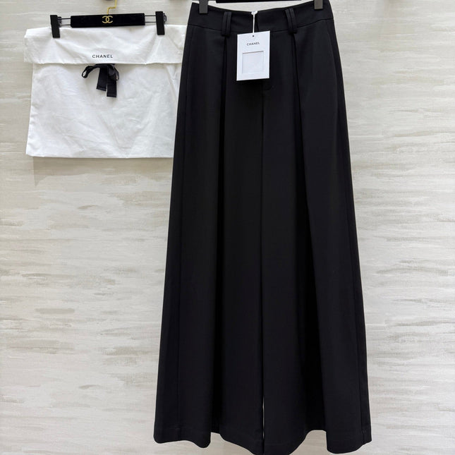 CHANEL 25S WIDE-LEG STRAIGHT PANTS 637