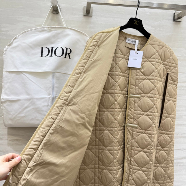 DIOR 25S LONG QUILTED COAT 781