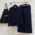 YSL 26S SHIRT AND SKIRT SET 353