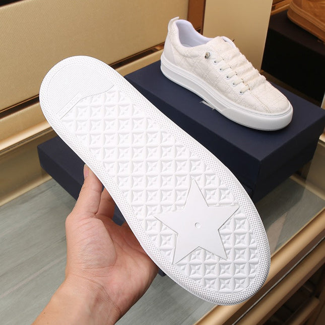 CD STYLISH SNEAKER WHITE CALFSKIN
