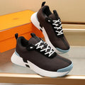 HM HUGO SNEAKER BROWN BREATHABLE FABRIC