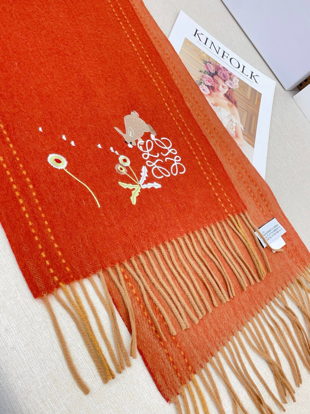 LOEWE 26S SCARF 180 IN CASHMERE 134478