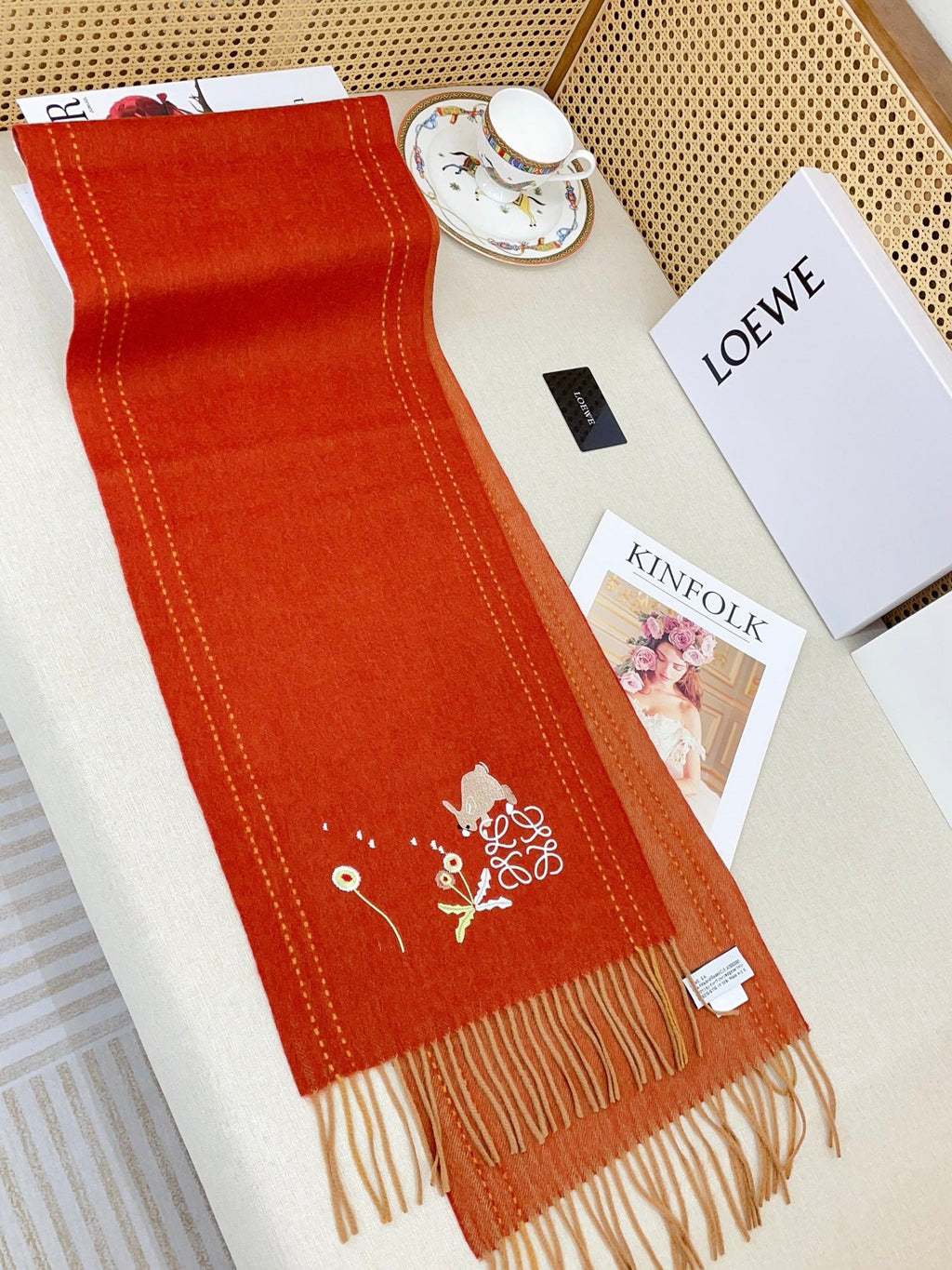 LOEWE 26S SCARF 180 IN CASHMERE 134478