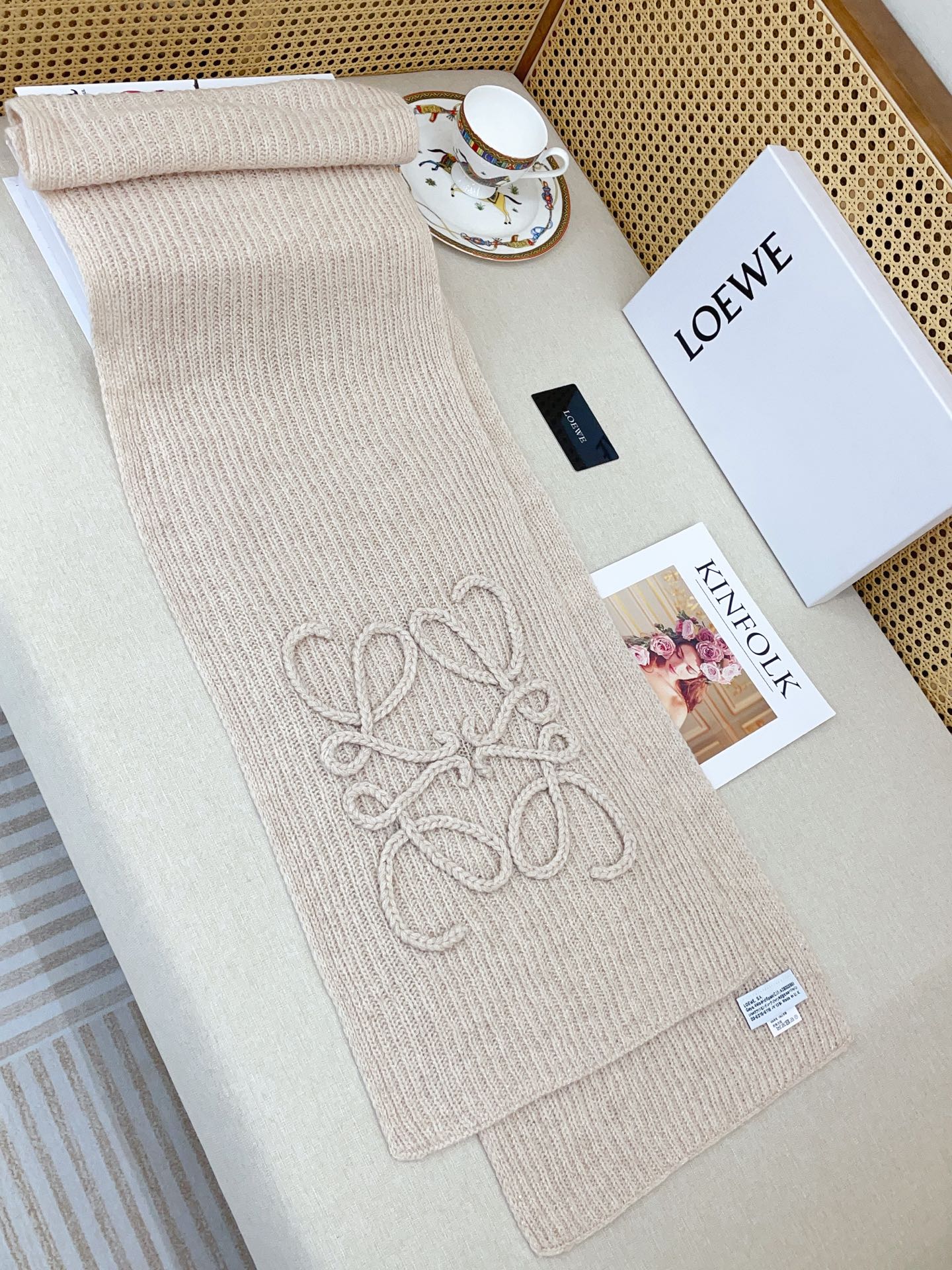 LOEWE 26S SCARF 180 IN CASHMERE 130331