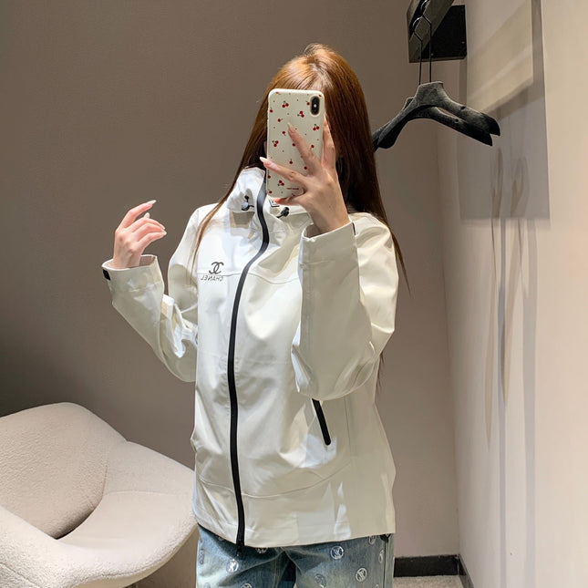 CHANEL 25S HOODED SPORTS JACKET 449
