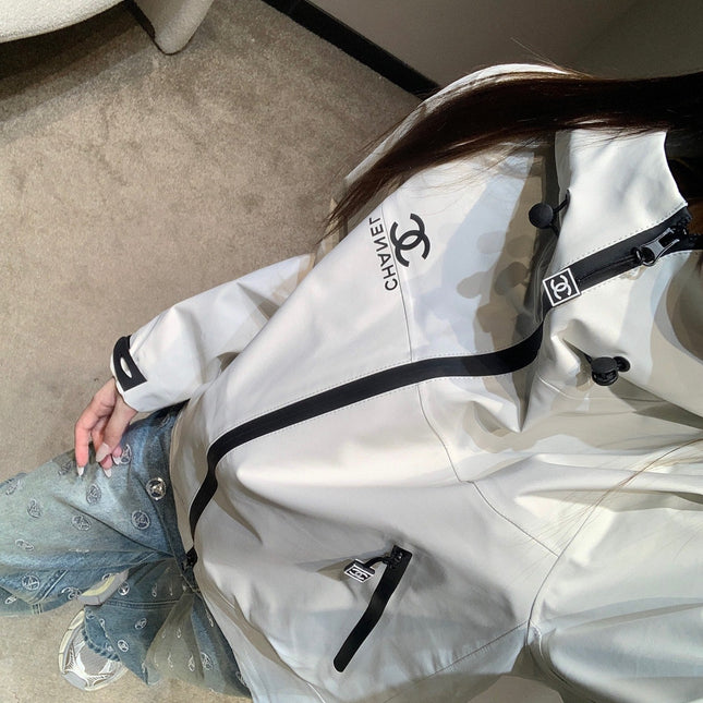 CHANEL 25S HOODED SPORTS JACKET 449