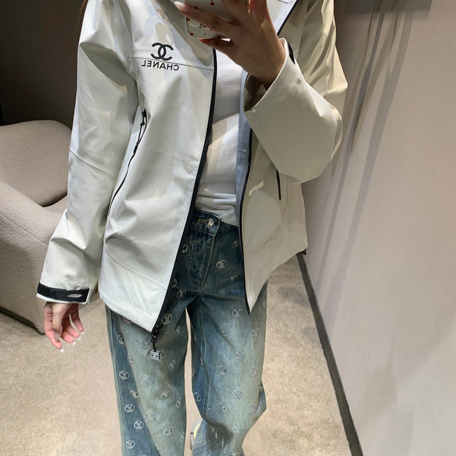 CHANEL 25S HOODED SPORTS JACKET 449