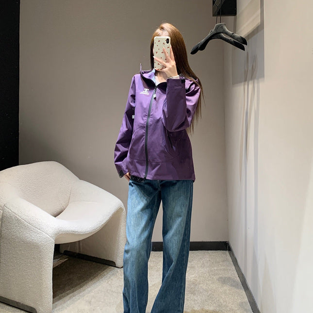 CHANEL 25S HOODED SPORTS JACKET 446