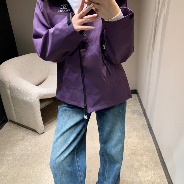 CHANEL 25S HOODED SPORTS JACKET 446