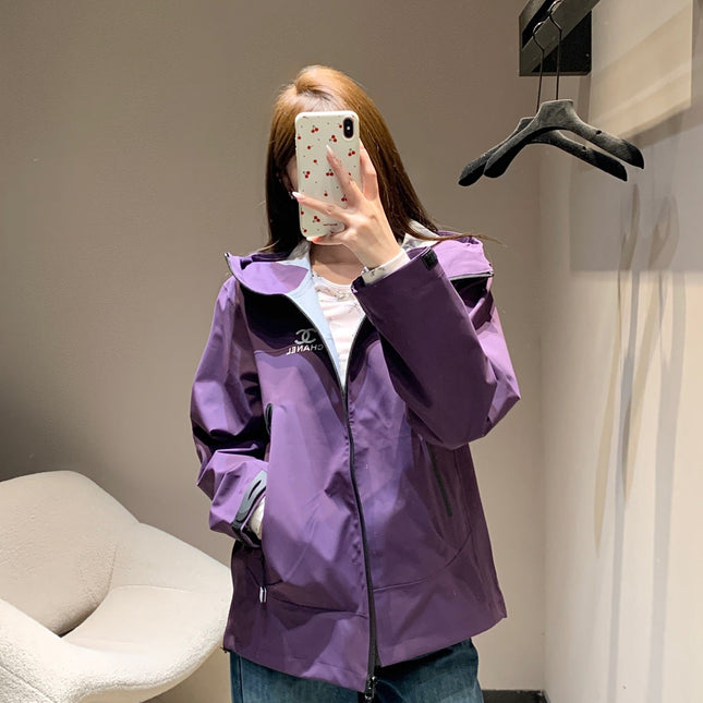 CHANEL 25S HOODED SPORTS JACKET 446