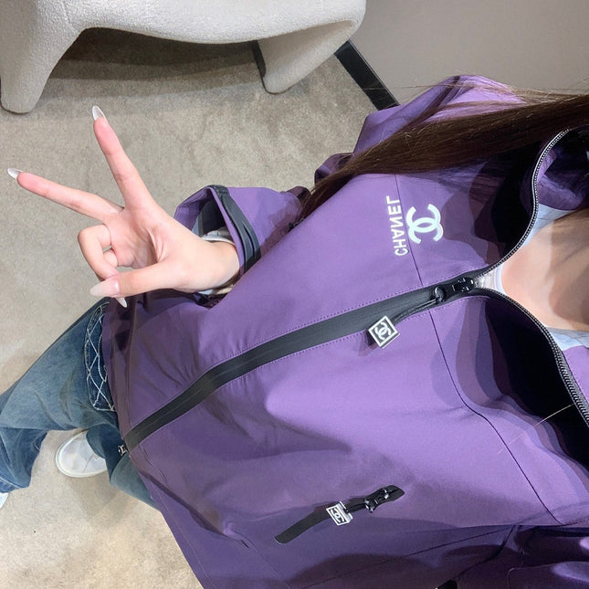 CHANEL 25S HOODED SPORTS JACKET 446