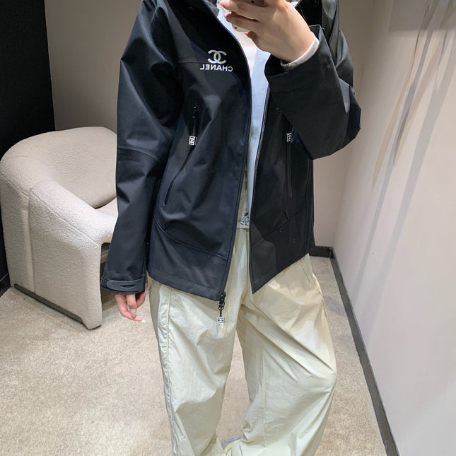 CHANEL 25S HOODED SPORTS JACKET 448