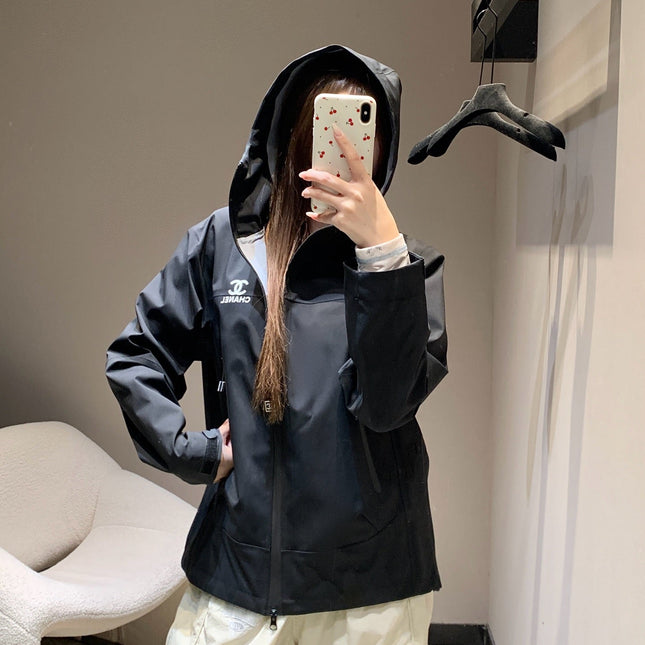 CHANEL 25S HOODED SPORTS JACKET 448
