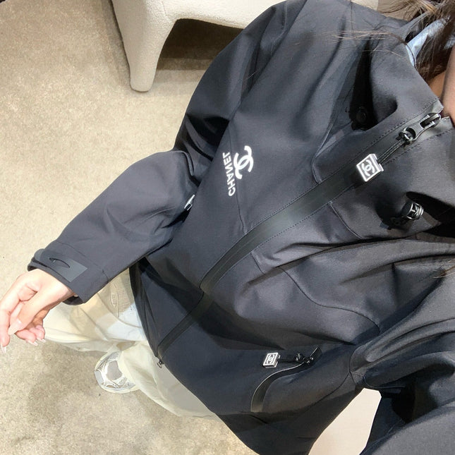 CHANEL 25S HOODED SPORTS JACKET 448