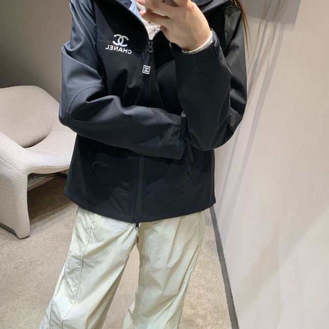 CHANEL 25S HOODED SPORTS JACKET 448
