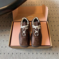 MIUMIU 26S SNEAKERS IN DARK BROWN SUEDE