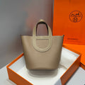 IN THE LOOP 18 IN ETOUPE TOGO CALFSKIN GOLD HARDWARE