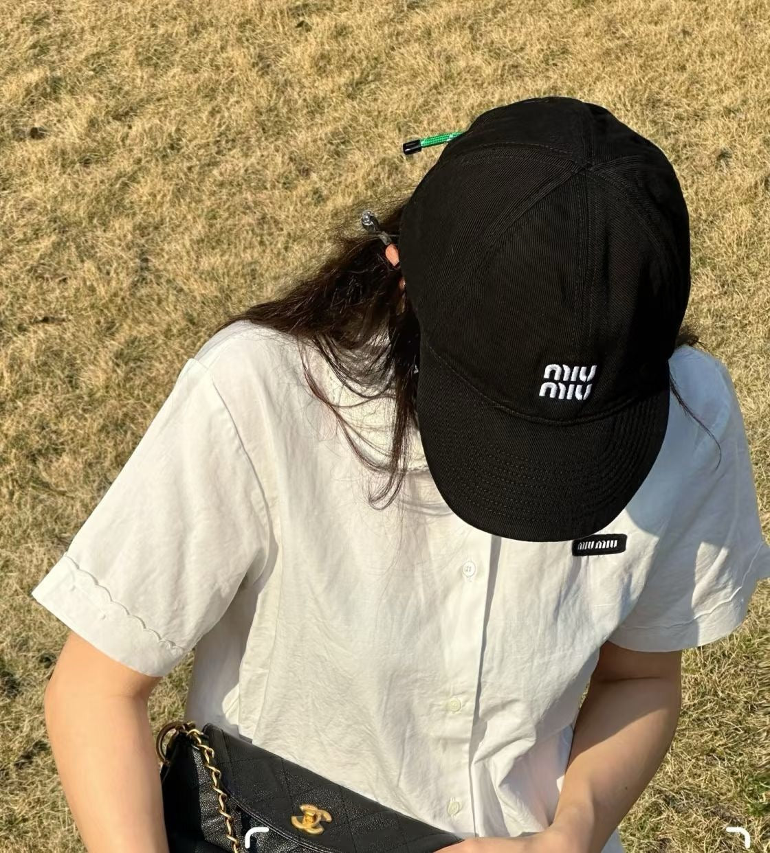 MIUMIU 26S BASEBALL CAP 329805