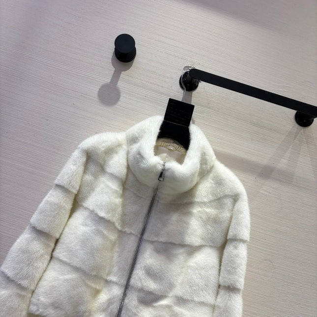 DIOR 25S SHORT VELVET MINK COAT 573